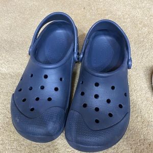 Blue crocs